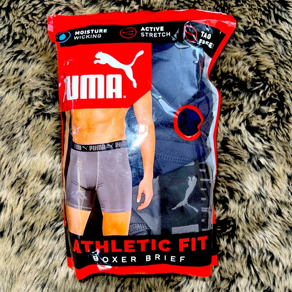 Men’s Puma Athletic For Boxer Brief 3 pk - Size L